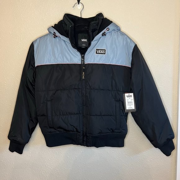 Vans Womens Black Hard Rain Mte Jacket, NWT Size XS - Picture 1 of 6